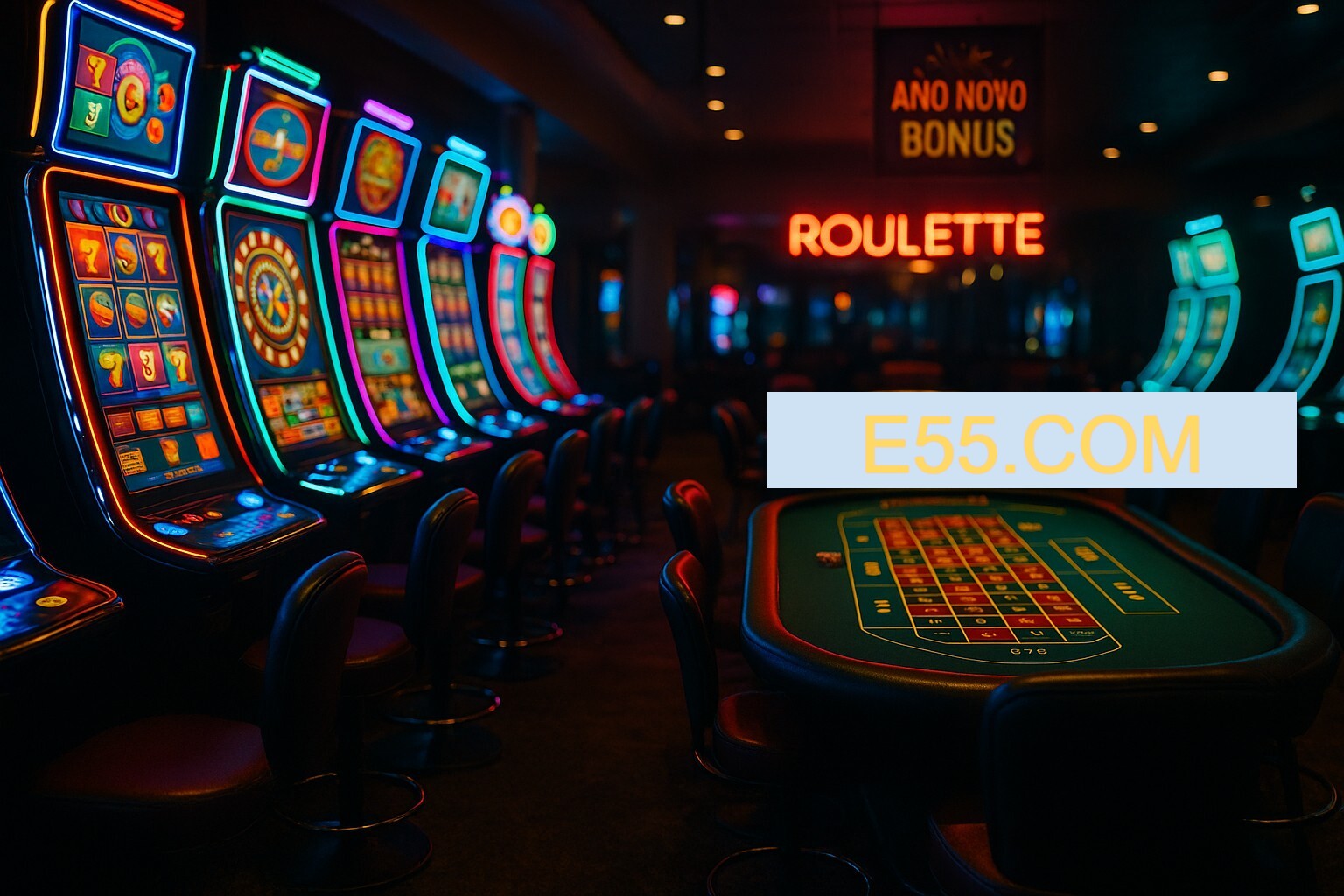 Jogos emocionantes no E55